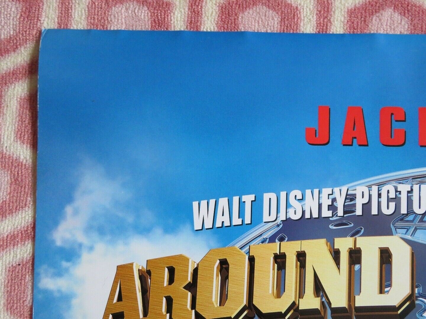 AROUND THE WORLD IN 80 DAYS ONE SHEET ROLLED DISNEY JACKIE CHAN STEVE COOGAN "04 - Rendezvous Cinema