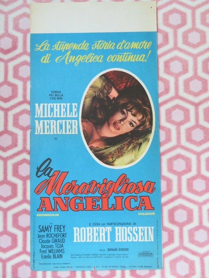 ANGELIQUE AND THE KING ITALIAN LOCANDINA (27.5"x 13") POSTER MICHELE MERCIER '66 - Rendezvous Cinema