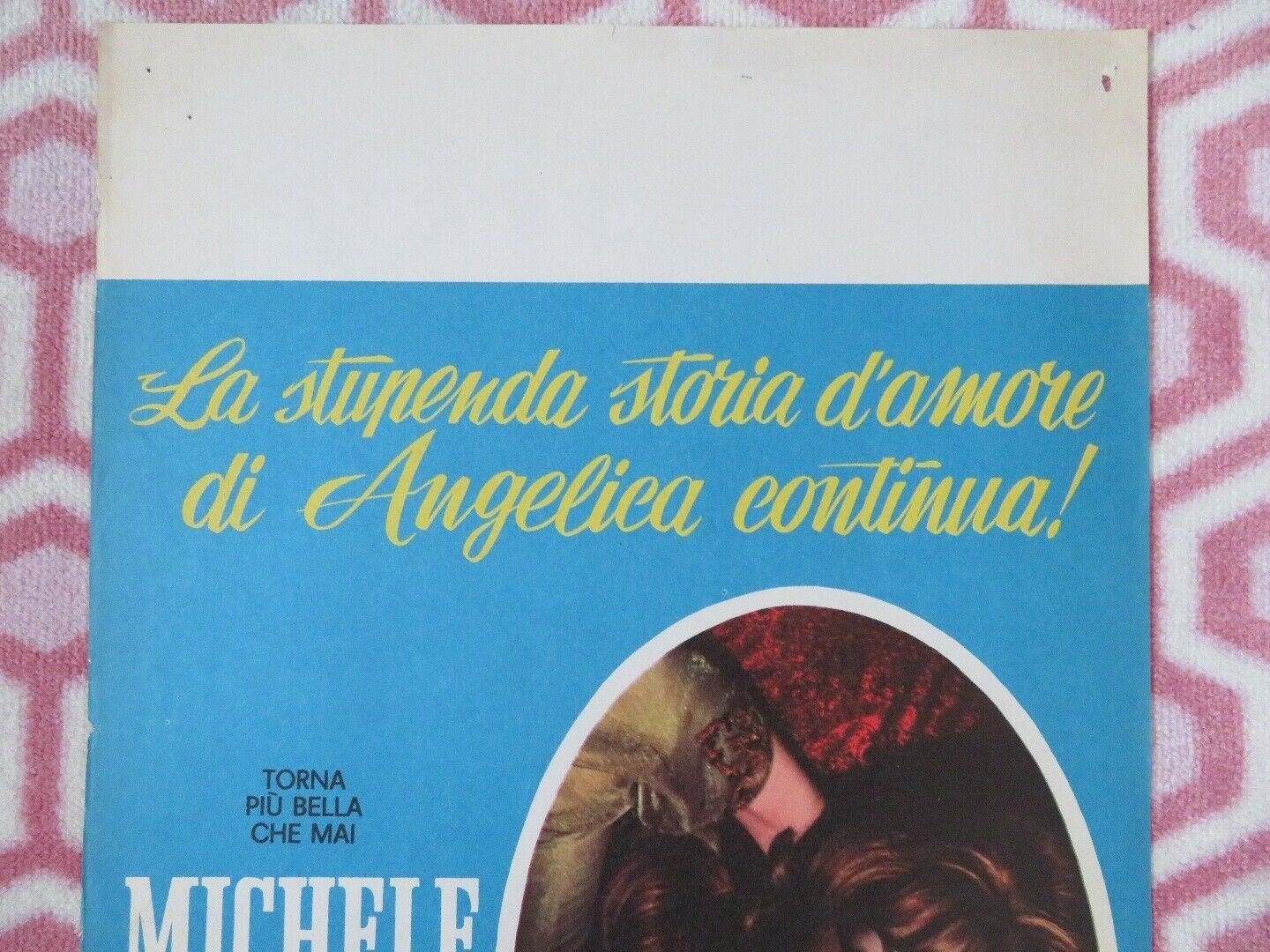 ANGELIQUE AND THE KING ITALIAN LOCANDINA (27.5"x 13") POSTER MICHELE MERCIER '66 - Rendezvous Cinema