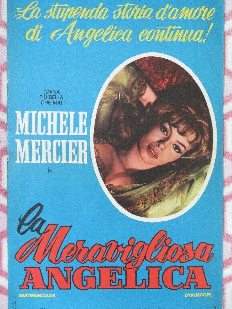 ANGELIQUE AND THE KING ITALIAN LOCANDINA (27.5"x 13") POSTER MICHELE MERCIER '66 - Rendezvous Cinema