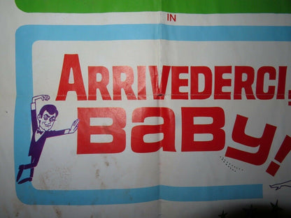 ARRIVERDERCI BABY US ONE SHEET POSTER TONY CURTIS ROSANNA SCHIAFFINO 1966 - Rendezvous Cinema