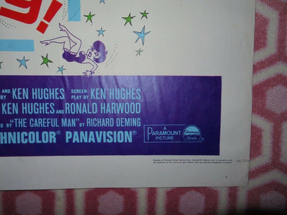 ARRIVERDERCI BABY US ONE SHEET POSTER TONY CURTIS ROSANNA SCHIAFFINO 1966 - Rendezvous Cinema