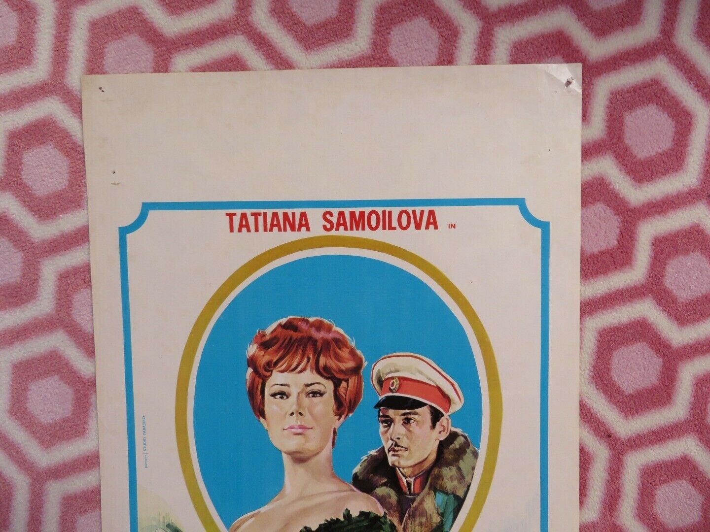 ANNA KARENINA ITALIAN LOCANDINA (27.5"x13") POSTER TATIANA SAMOILOVA 1967 - Rendezvous Cinema