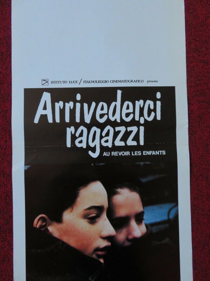 ARRIVEDERCI RAGAZZI ITALIAN LOCANDINA (27.5"x13") POSTER LOUIS MALLE 1987 - Rendezvous Cinema