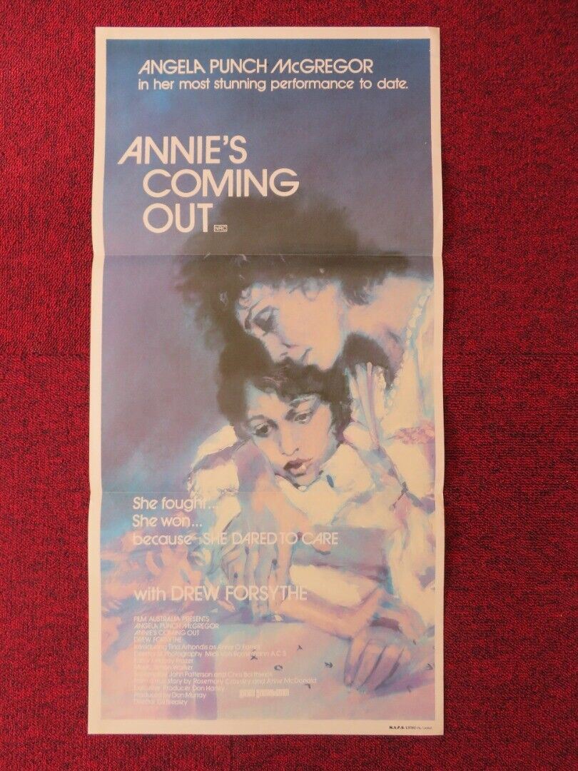 ANNIE'S COMING OUT / A Test of Love FOLDED AUSTRALIAN DAYBILL POSTER 1984 - Rendezvous Cinema