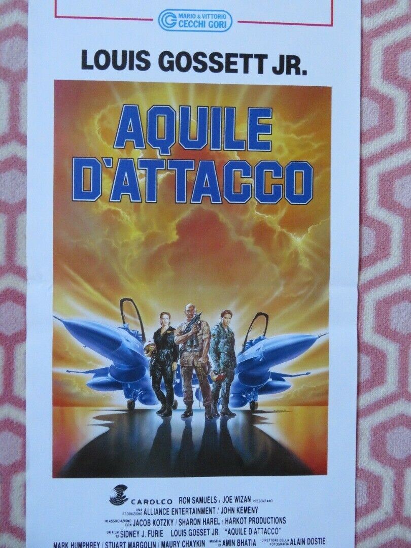 AQUILE D'ATTACCO / Iron Eagle II ITALIAN LOCANDINA (27.5"x13") POSTER 1989 - Rendezvous Cinema