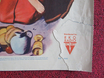 ANDROCLES AND THE LION US HALF SHEET (22"x 28") POSTER JEAN SIMMONS 1952 - Rendezvous Cinema