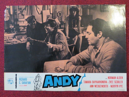 ANDY ITALIAN FOTOBUSTA POSTER NORMAN ALDEN TAMARA DAYKARHONOVA 1965 - Rendezvous Cinema