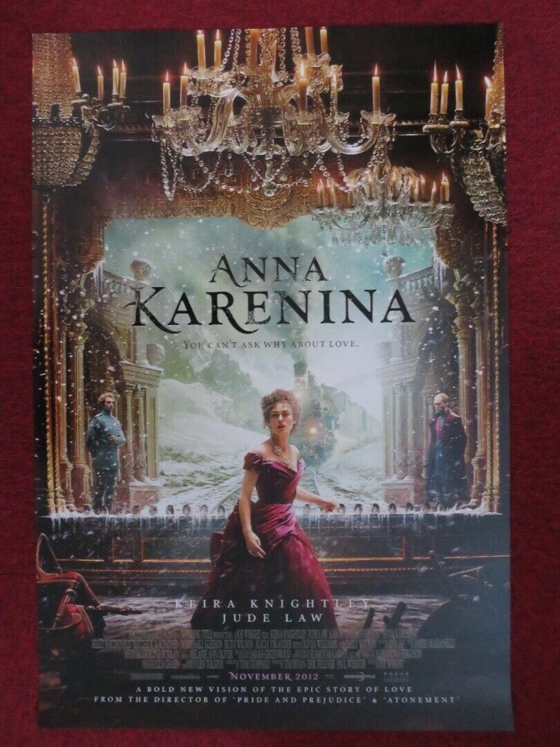 ANNA KARENINA US ONE SHEET ROLLED POSTER KEIRA KNIGHTLEY JUDE LAW 2012 - Rendezvous Cinema