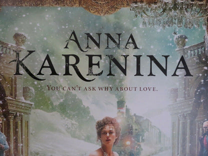 ANNA KARENINA US ONE SHEET ROLLED POSTER KEIRA KNIGHTLEY JUDE LAW 2012 - Rendezvous Cinema