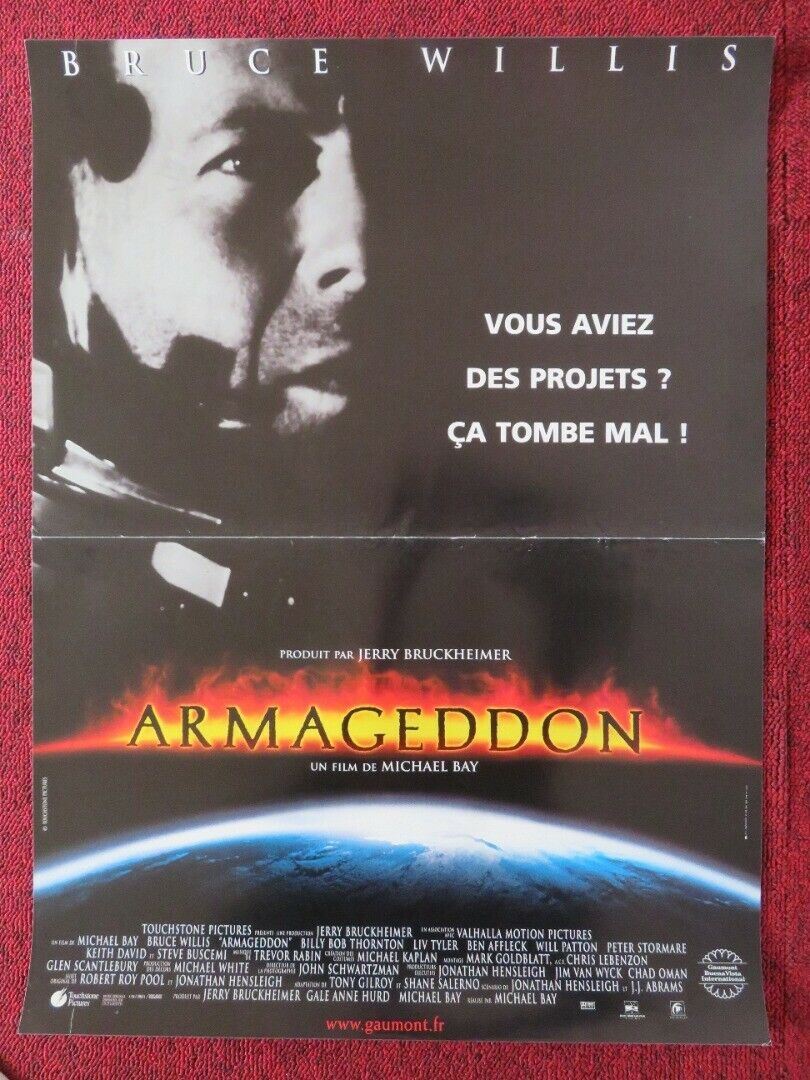 ARMAGEDDON FRENCH (15"x 21") POSTER BRUCE WILLIS BEN AFFLECK 1998 - Rendezvous Cinema