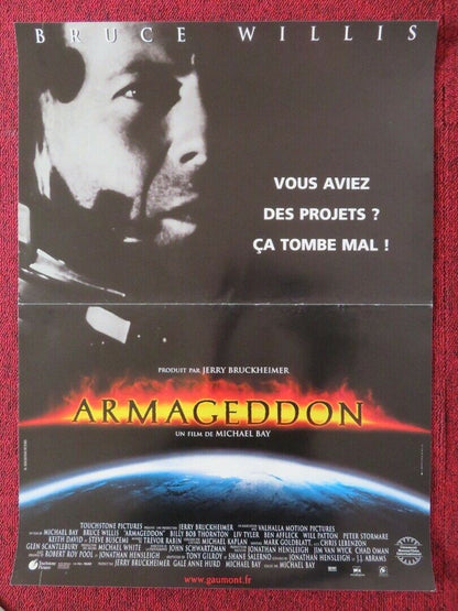 ARMAGEDDON FRENCH (15"x 21") POSTER BRUCE WILLIS BEN AFFLECK 1998 - Rendezvous Cinema