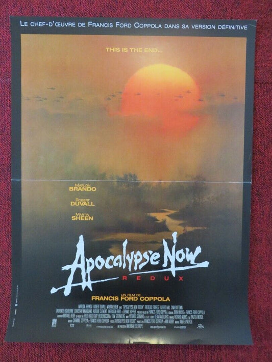 APOCALYPSE NOW REDUX FRENCH (15"x 21") POSTER MARLON BRANDO MARTIN SHEEN 2001 - Rendezvous Cinema