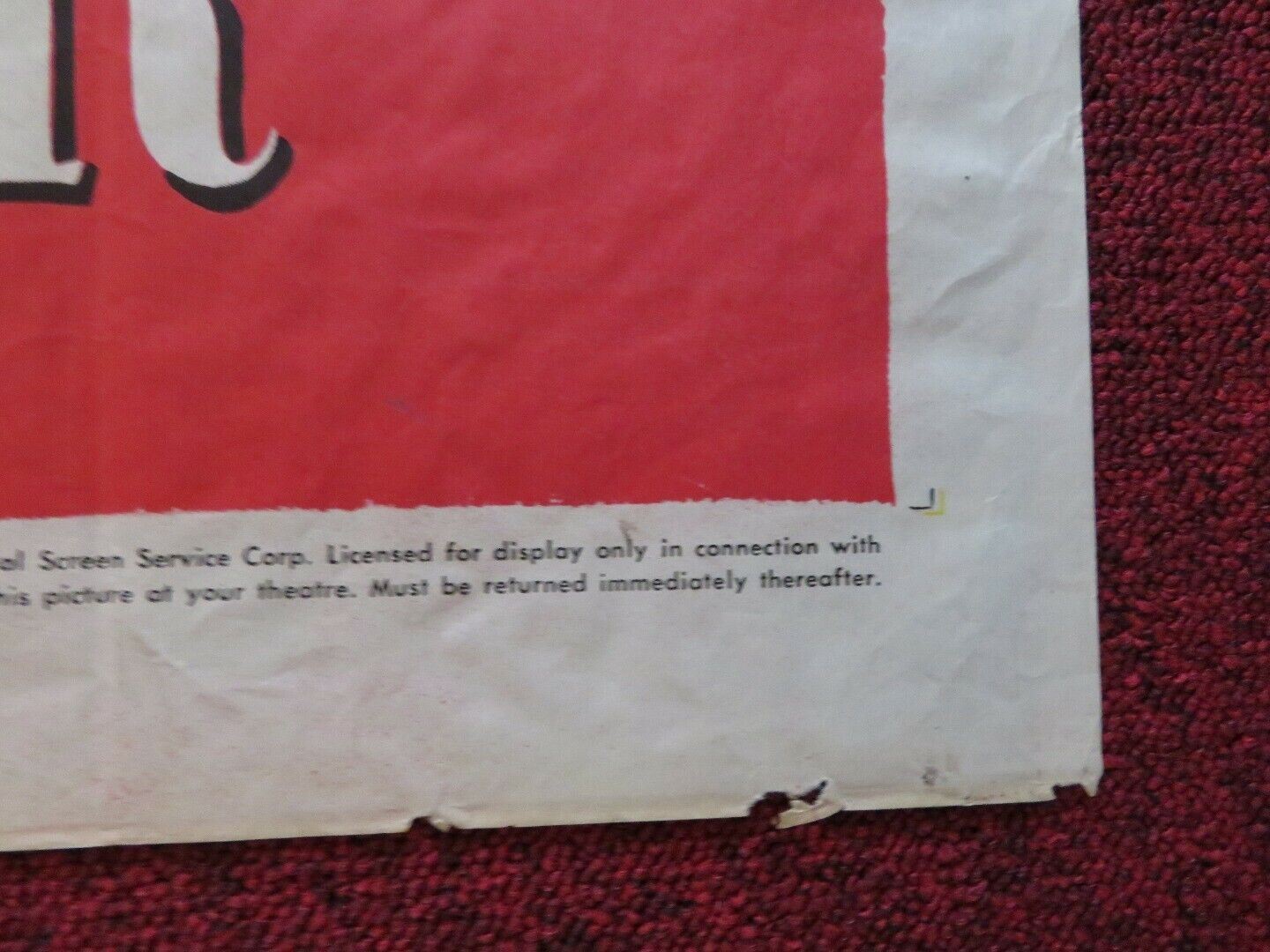 AN INNOCENT AFFAIR FOLDED US ONE SHEET POSTER FRED MACMURRAY M CARROLL 1948 - Rendezvous Cinema