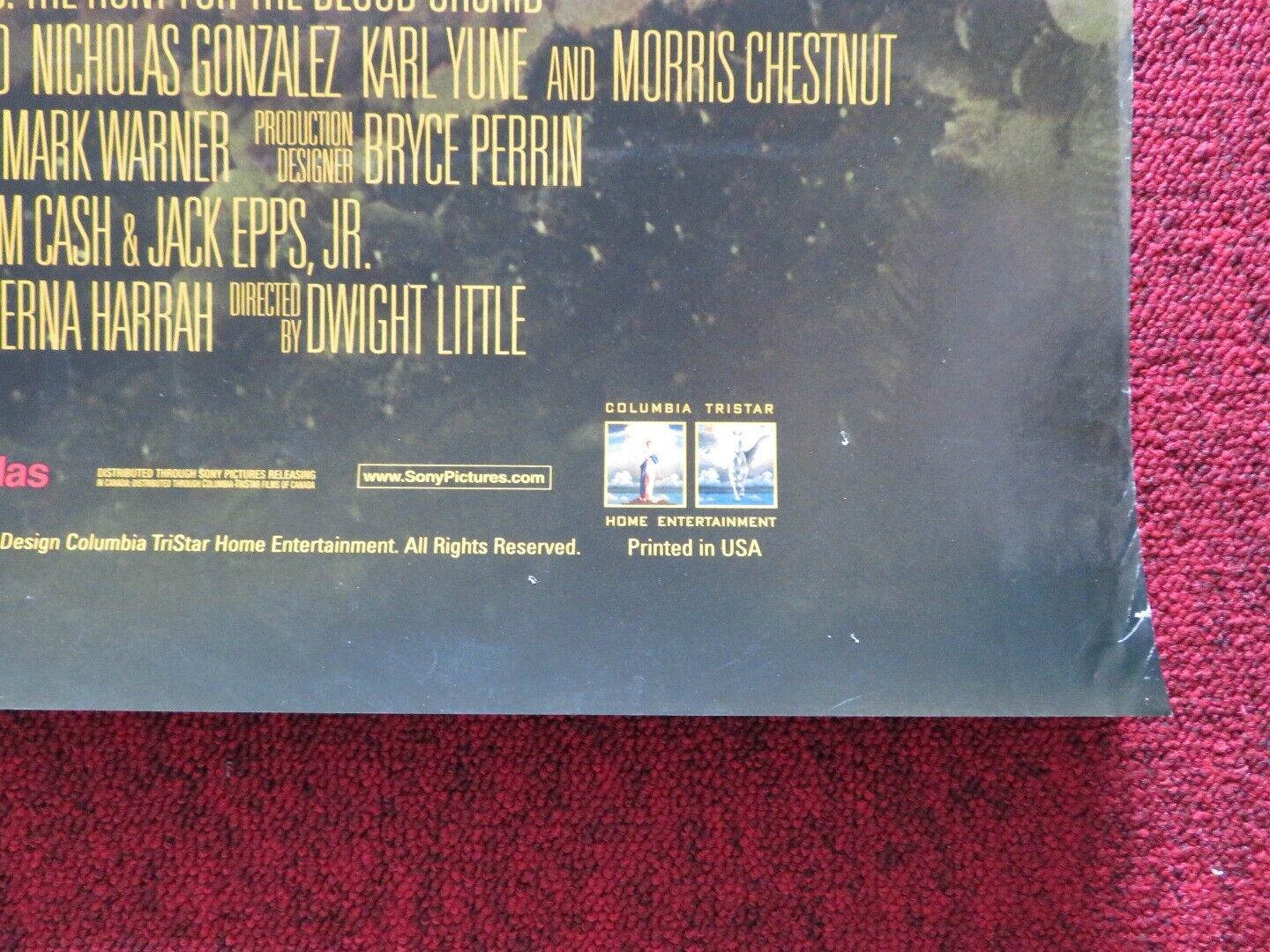 ANACONDAS THE HUNT FOR THE BLOOD ORCHID VHS DVD US ONE SHEET POSTER ROLLED 2004 - Rendezvous Cinema