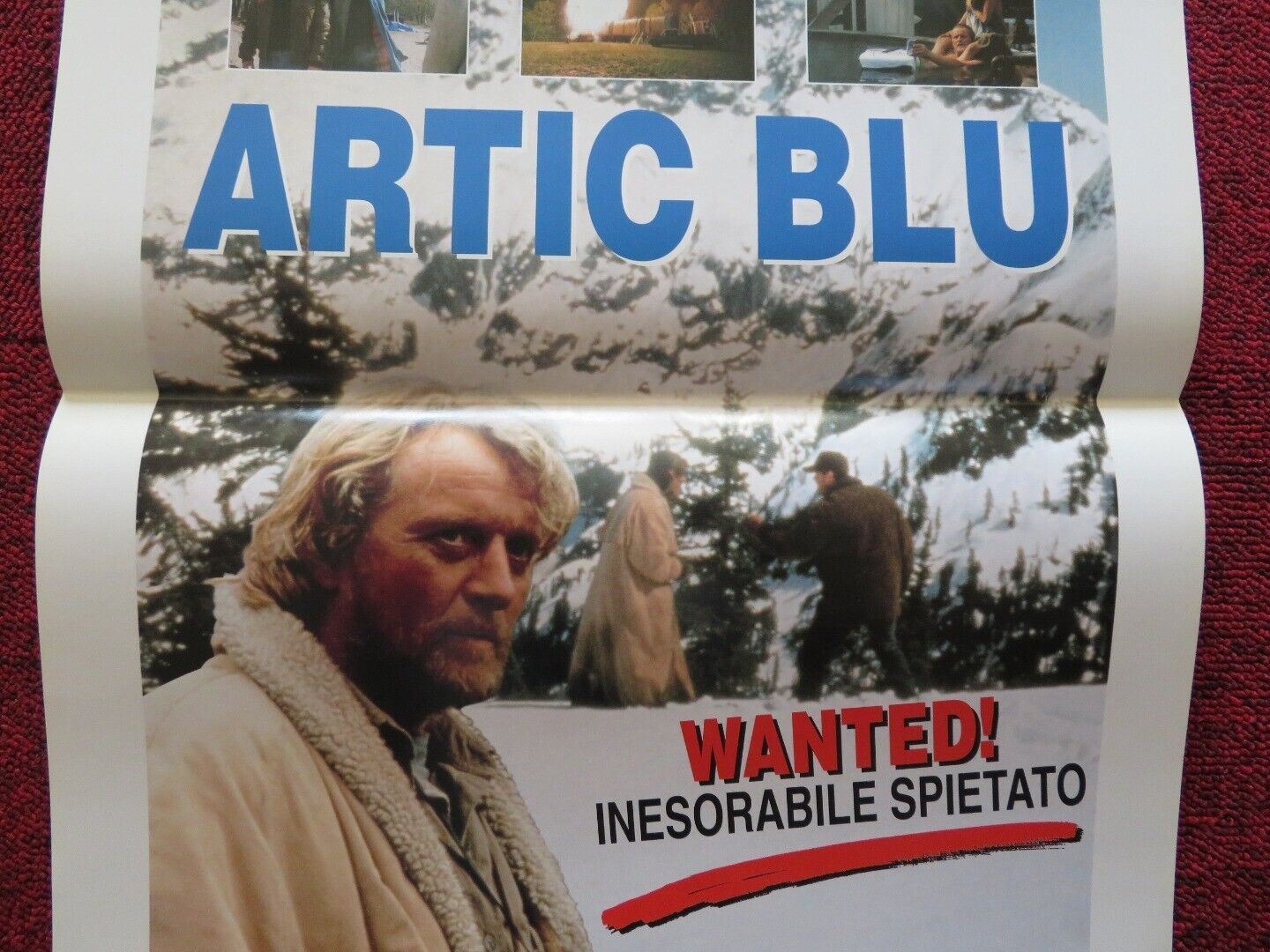 ARTIC BLU / arctic blue ITALIAN LOCANDINA (27.5"x13") POSTER RUTGER 1995 - Rendezvous Cinema