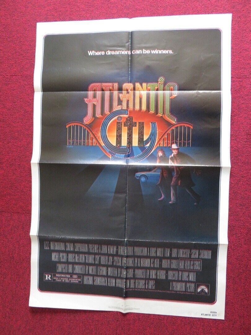 ATLANTIC CITY US ONE SHEET POSTER BURT LANCASTER SUSAN SARANDON 1981 - Rendezvous Cinema