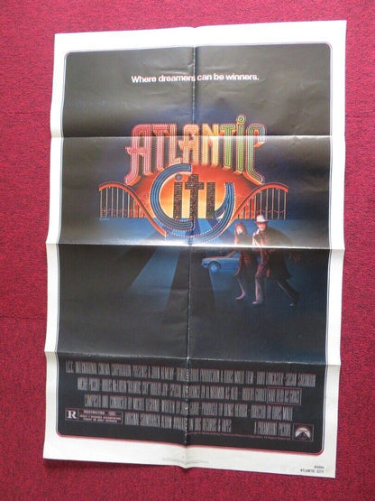 ATLANTIC CITY US ONE SHEET POSTER BURT LANCASTER SUSAN SARANDON 1981 - Rendezvous Cinema