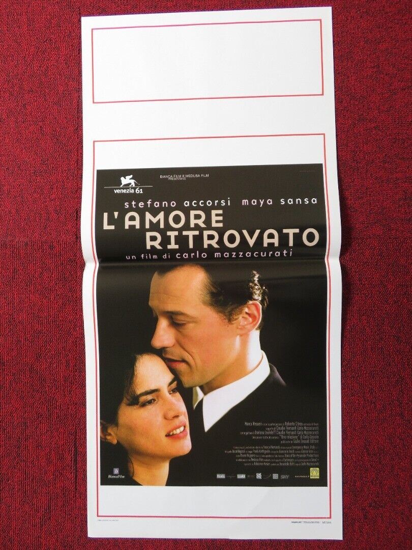 AN ITALIAN ROMANCE ITALIAN LOCANDINA (27.5"x13") POSTER STEFANO ACCORSI 2004 - Rendezvous Cinema