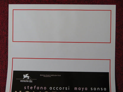 AN ITALIAN ROMANCE ITALIAN LOCANDINA (27.5"x13") POSTER STEFANO ACCORSI 2004 - Rendezvous Cinema