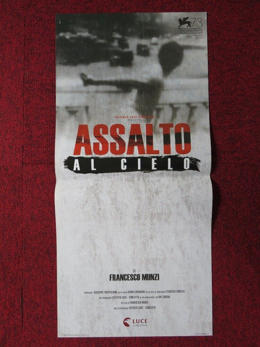 ASSALTO AL CIELO ITALIAN LOCANDINA (27"x12.5") POSTER FRANCESCO MUNZI 2016 - Rendezvous Cinema