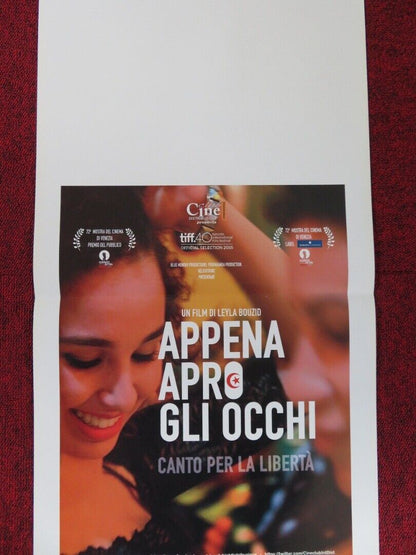 AS I OPEN MY EYES ITALIAN LOCANDINA (27.5"x13") POSTER LEYLA BOUZID 2015 - Rendezvous Cinema