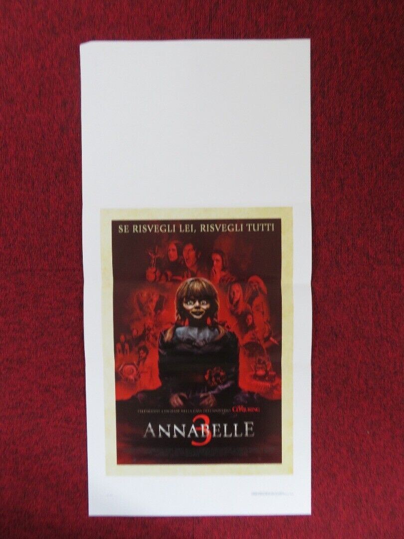 ANNABELLE COMES HOME ITALIAN LOCANDINA (27.5"x13") POSTER PATRICK WILSON 2019 - Rendezvous Cinema