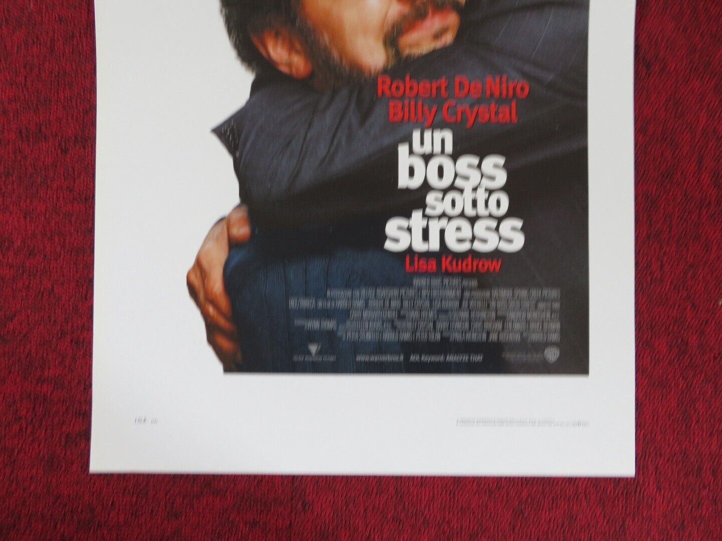 ANALYZE THAT ITALIAN LOCANDINA (27.5"x13") POSTER ROBERT DE NIRO 2002 - Rendezvous Cinema