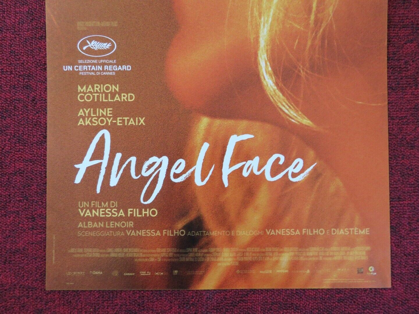 ANGEL FACE ITALIAN LOCANDINA (27"x12.5") POSTER MARION COTILLARD 2018 - Rendezvous Cinema