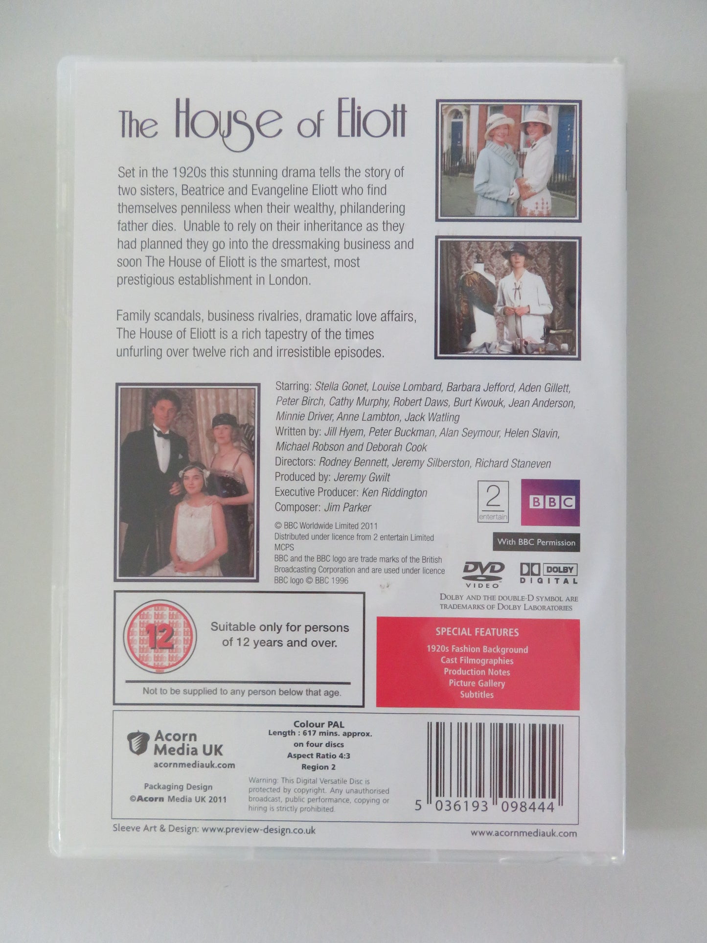 The House of Eliott - The Complete Collection (DVD BoxSet) 1991 Region 2