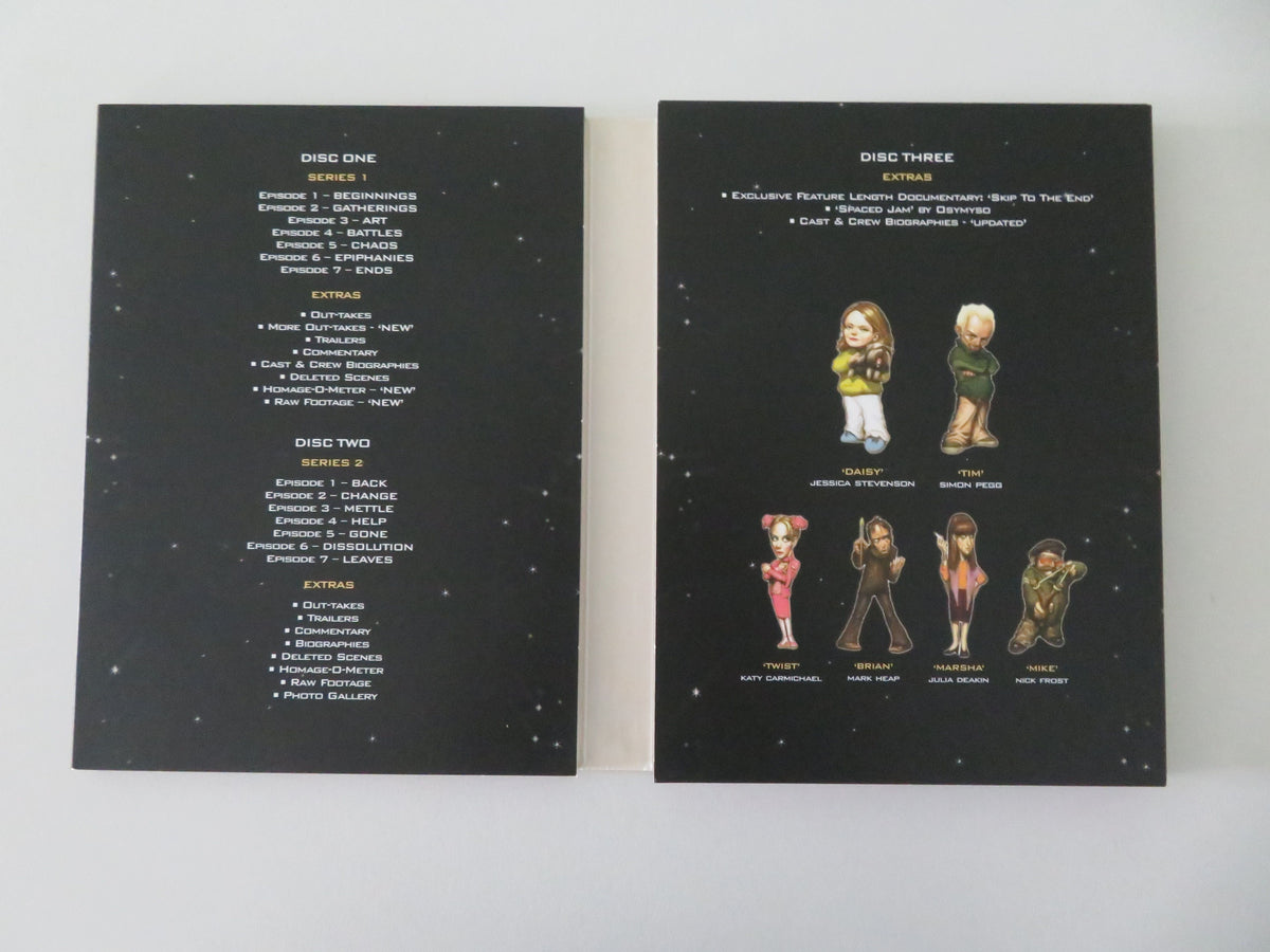 Spaced Series 1 & 2 (DVD BoxSet) Simon Pegg Jessica Hynes 1999 Region 2