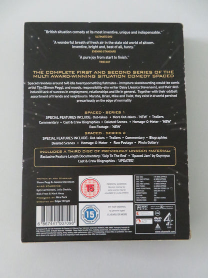 Spaced Series 1 & 2 (DVD BoxSet) Simon Pegg Jessica Hynes 1999 Region 2