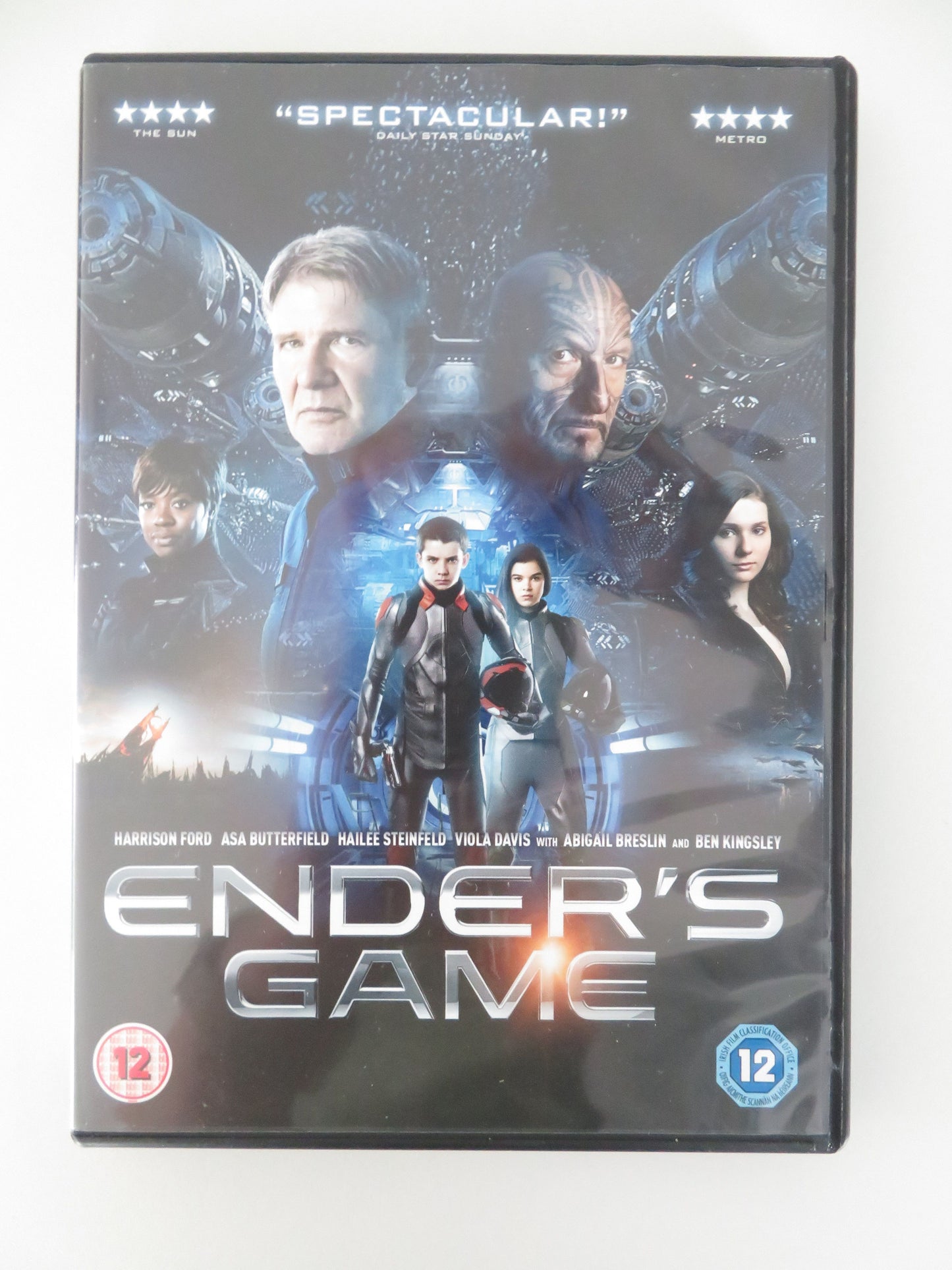 Ender's Game (DVD) Harrison Ford Asa Butterfield 2013 Region 2