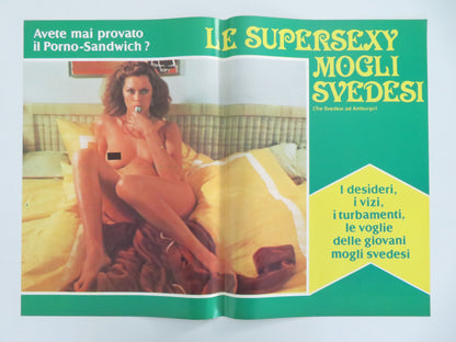 Le Supersexy Mogli Svedesi Italian Fotobusta Posters Lot of 6 Fiedler 1980