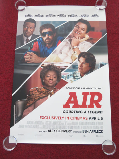 Air US One Sheet Rolled Poster Matt Damon Jason Bateman Ben Affleck 2023