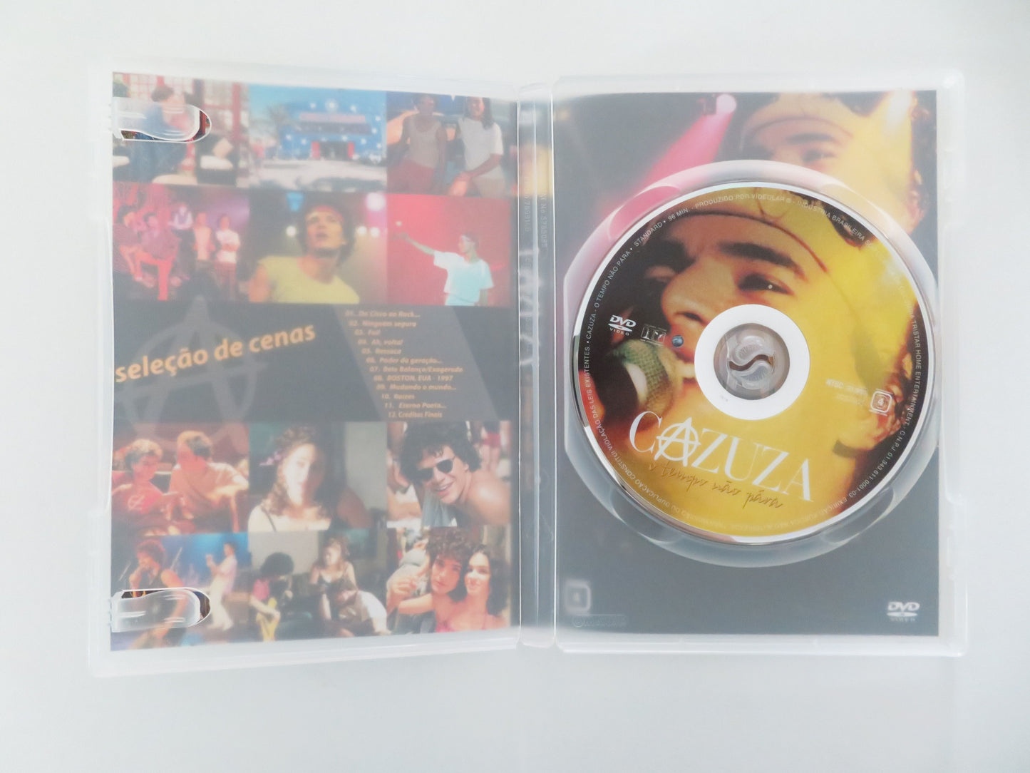 Cazuza: O Tempo Não Pára (DVD) Daniel de Oliveira Marieta Severo 2004 Region 4