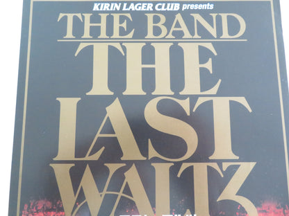 The Last Waltz Japanese Chirashi (B5) Poster The Band Rick Danko R2023