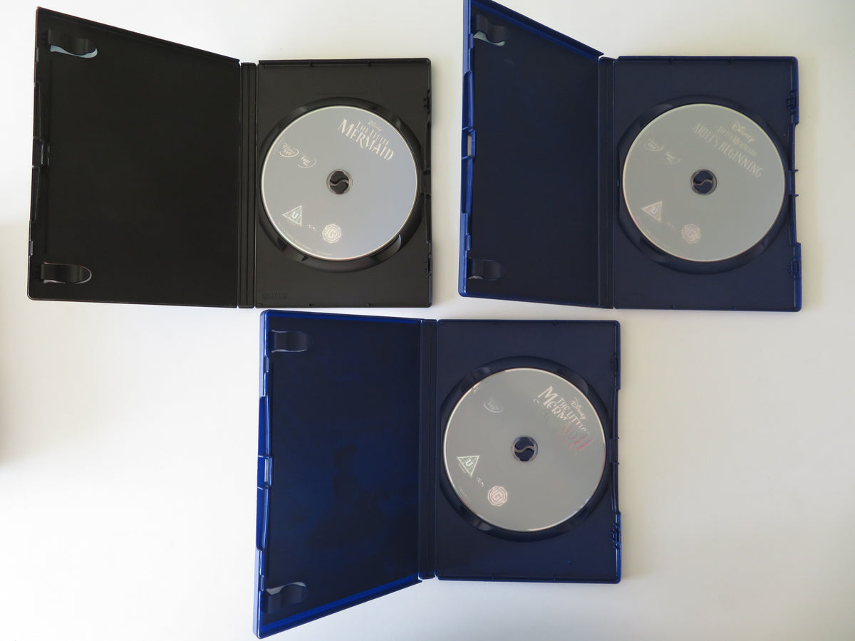 The Little Mermaid 1, 2, and 3 Movie Collection (DVD BoxSet) Disney Region 2