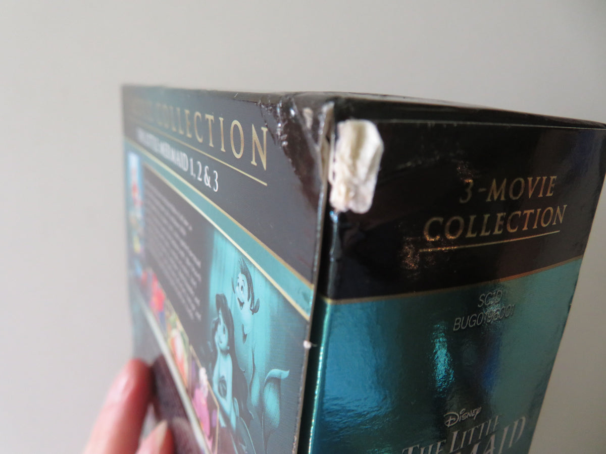 The Little Mermaid 1, 2, and 3 Movie Collection (DVD BoxSet) Disney Region 2