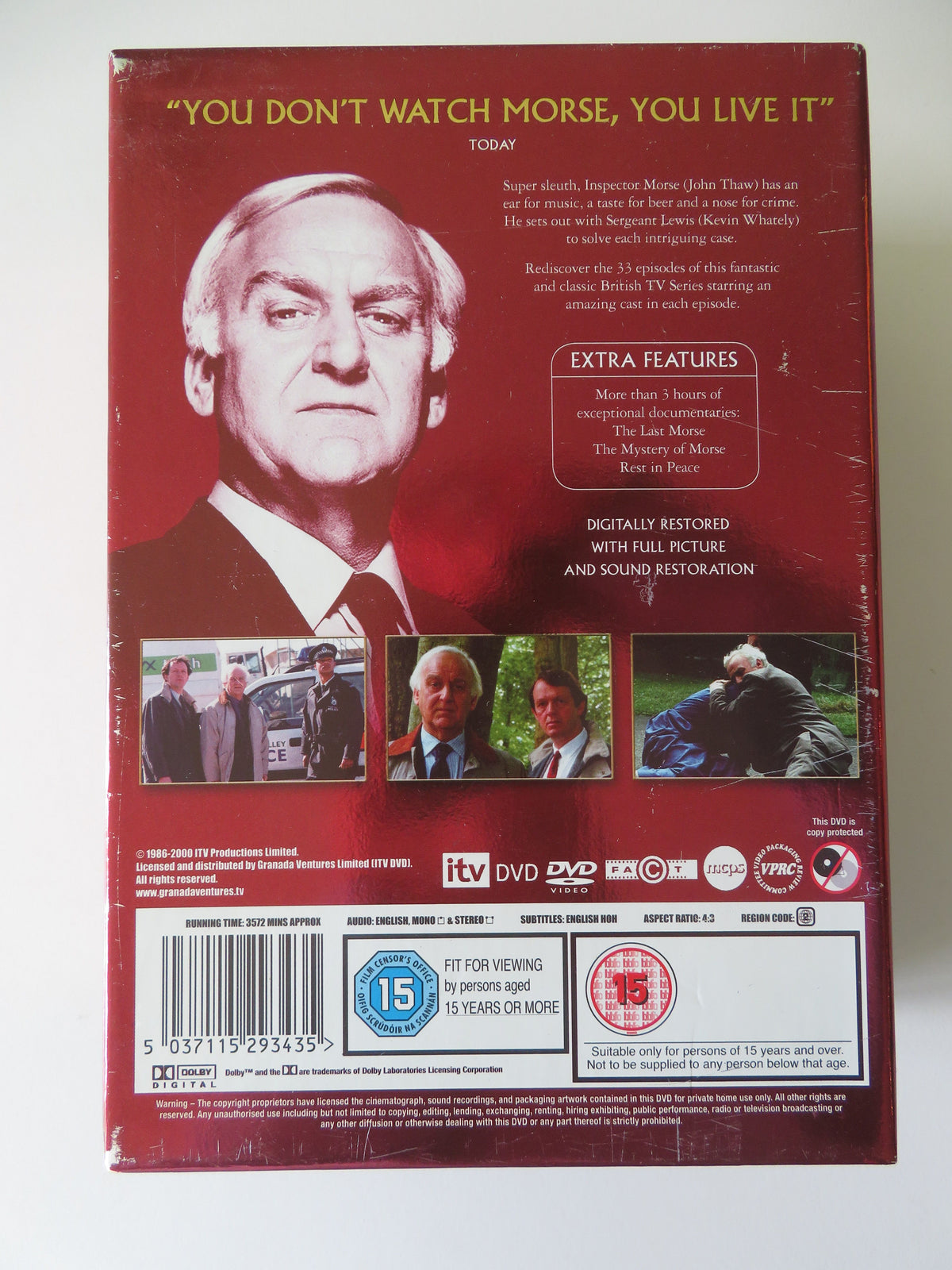 Inspector Morse - The Complete Case Files (DVD BoxSet) John Thaw 1987 Region 2