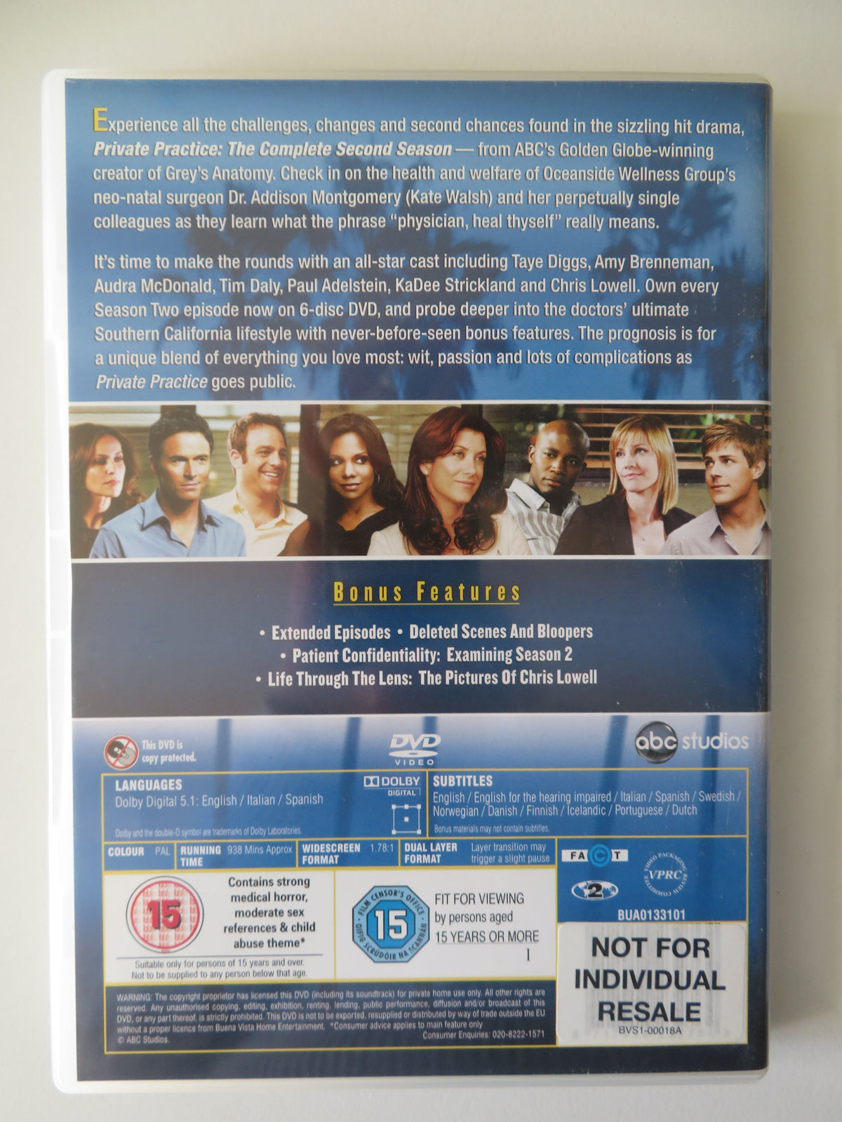 Private Practice - Seasons 1-3 (DVD BoxSet) Kate Walsh 2007 Region 2