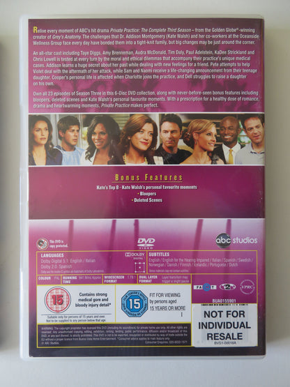 Private Practice - Seasons 1-3 (DVD BoxSet) Kate Walsh 2007 Region 2