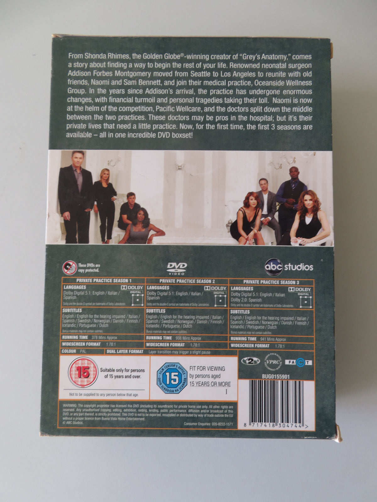 Private Practice - Seasons 1-3 (DVD BoxSet) Kate Walsh 2007 Region 2