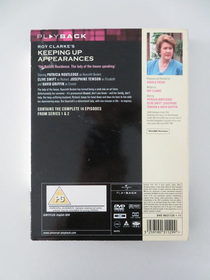 Keeping Up Appearances Series 1 & 2 (DVD BoxSet) P. Routledge 1990 Region 2