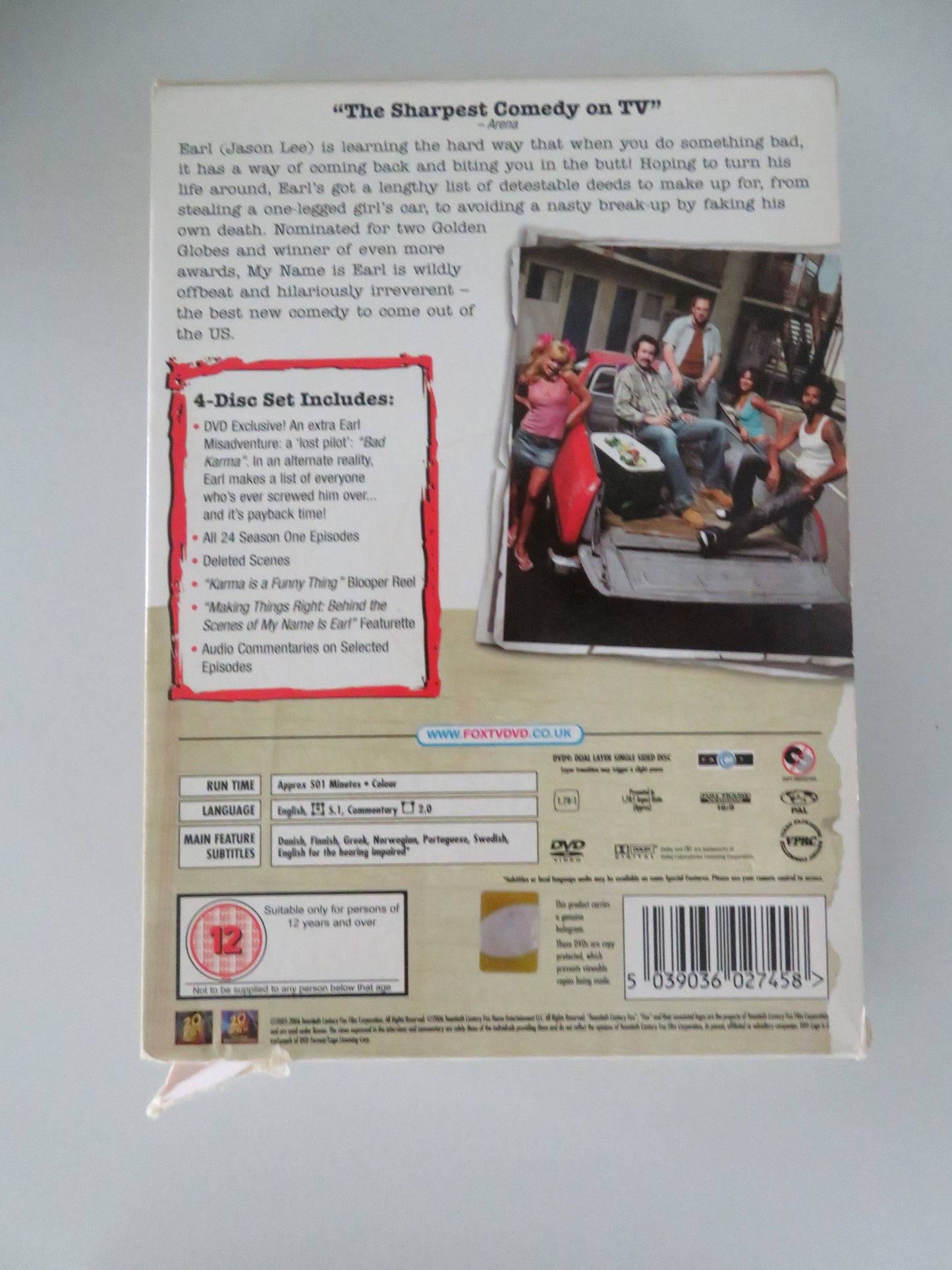 My Name Is Earl - Season One (DVD BoxSet) Jason Lee Jaime Pressly 2005 Region 2