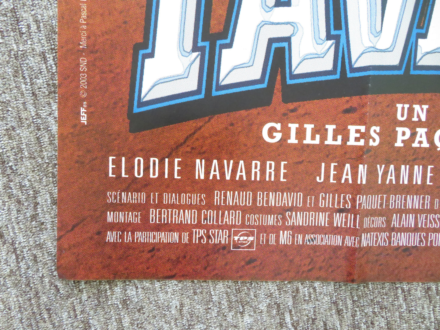 Gomez & Tavares French Grande Poster Stomy Bugsy Titoff Elodie Navarre 2003
