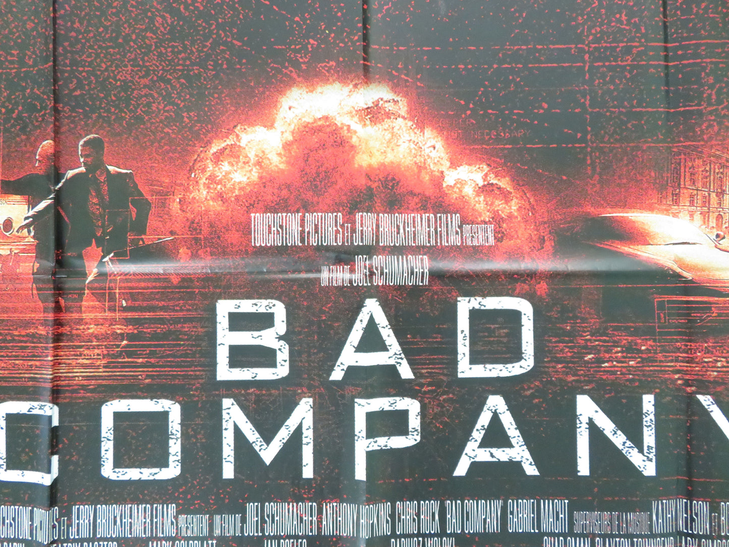 Bad Company French Grande Poster Anthony Hopkins Chris Rock 2002