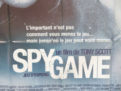 Spy Game French Grande Poster Robert Redford Brad Pitt 2001