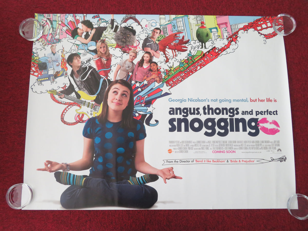 Angus, Thongs and Perfect Snogging UK Quad Rolled Poster Georgia Groome 2008
