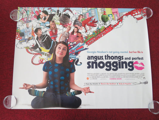 Angus, Thongs and Perfect Snogging UK Quad Rolled Poster Georgia Groome 2008